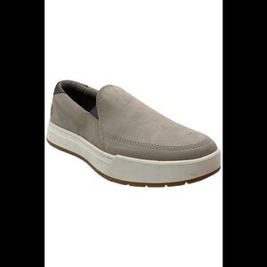 Timberland Men's Maple Grove Slip-On Loafers Grey Nubuck - Medium